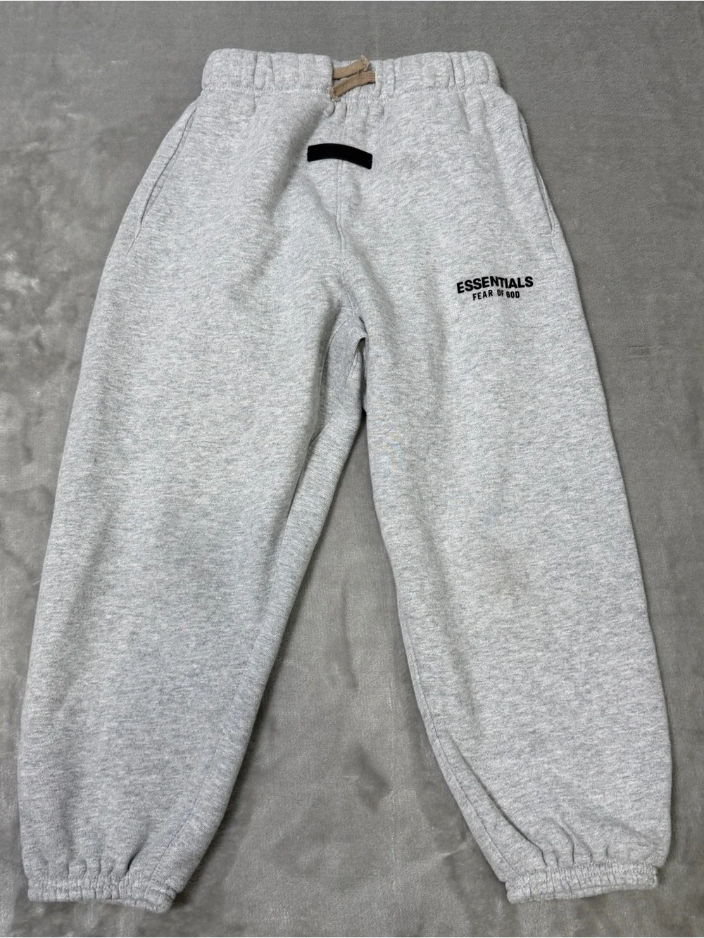 ESSENTIALS Fear of God Gray Sweatpants Unisex Kids Size Small 6/7
